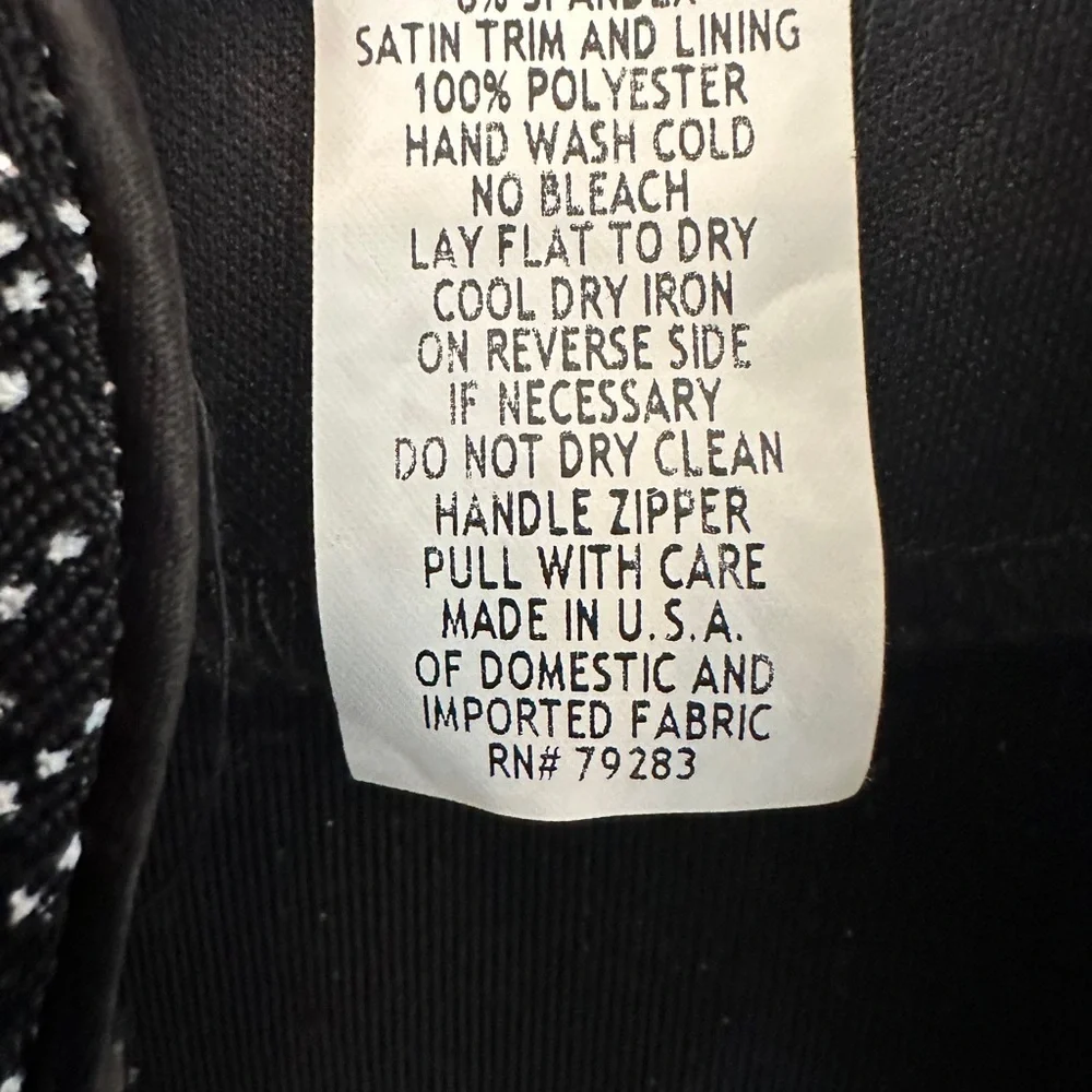 Alex Evenings - Light Weight Black With Silver Sparkle's Formal Zip up
